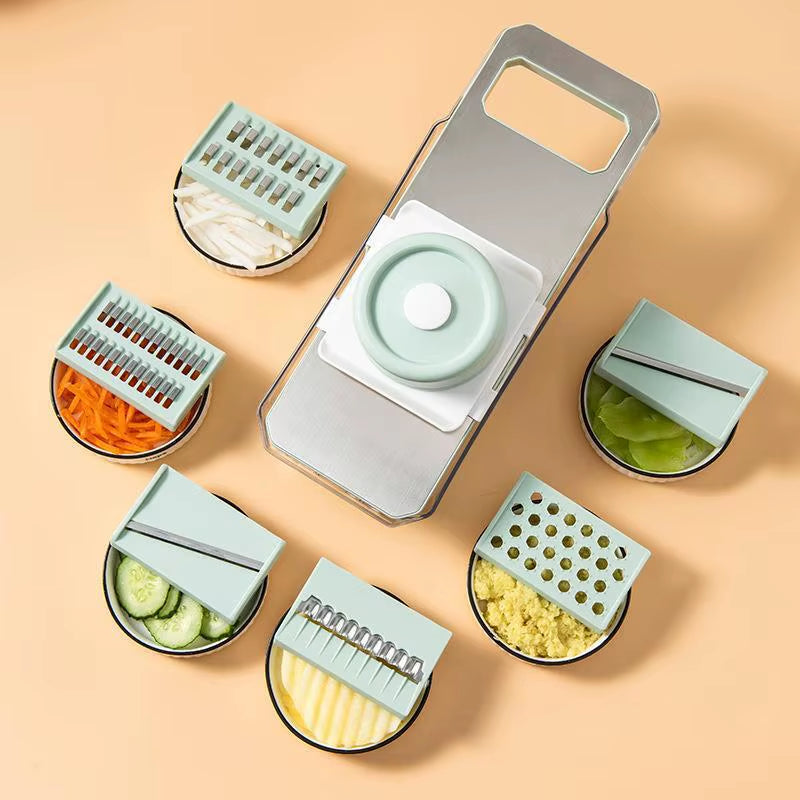 ChopMaster 6-in-1 Manual Vegetable Chopper – Ultimate Kitchen Slicer for Fast, Easy Prep Description:
