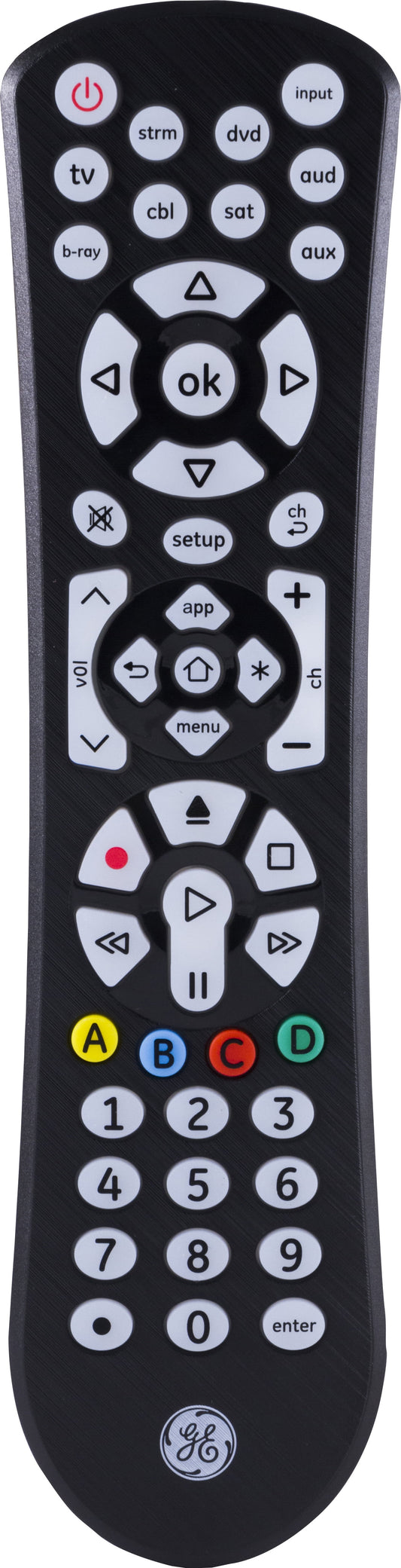 8-Device Backlit Universal TV Remote Control in Black, 41567