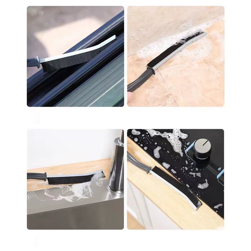 DeepClean™ Precision Crevice Brush Set – For Car, Kitchen, Tile Grout & Tight Spaces (1–5pcs)