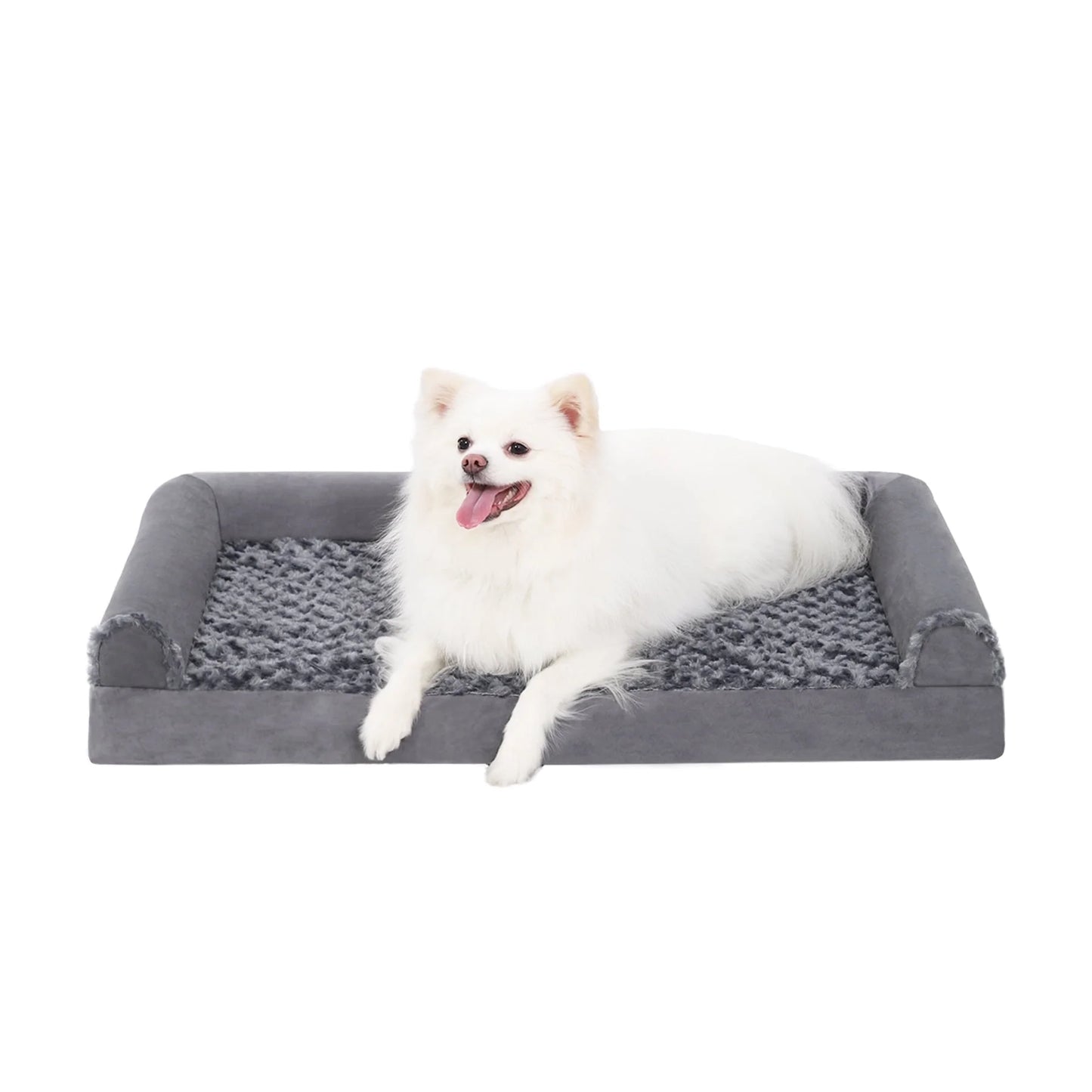 29" Orthopedic Dog Bed for Medium Dogs with Waterproof Washable Cover and Memory Foam